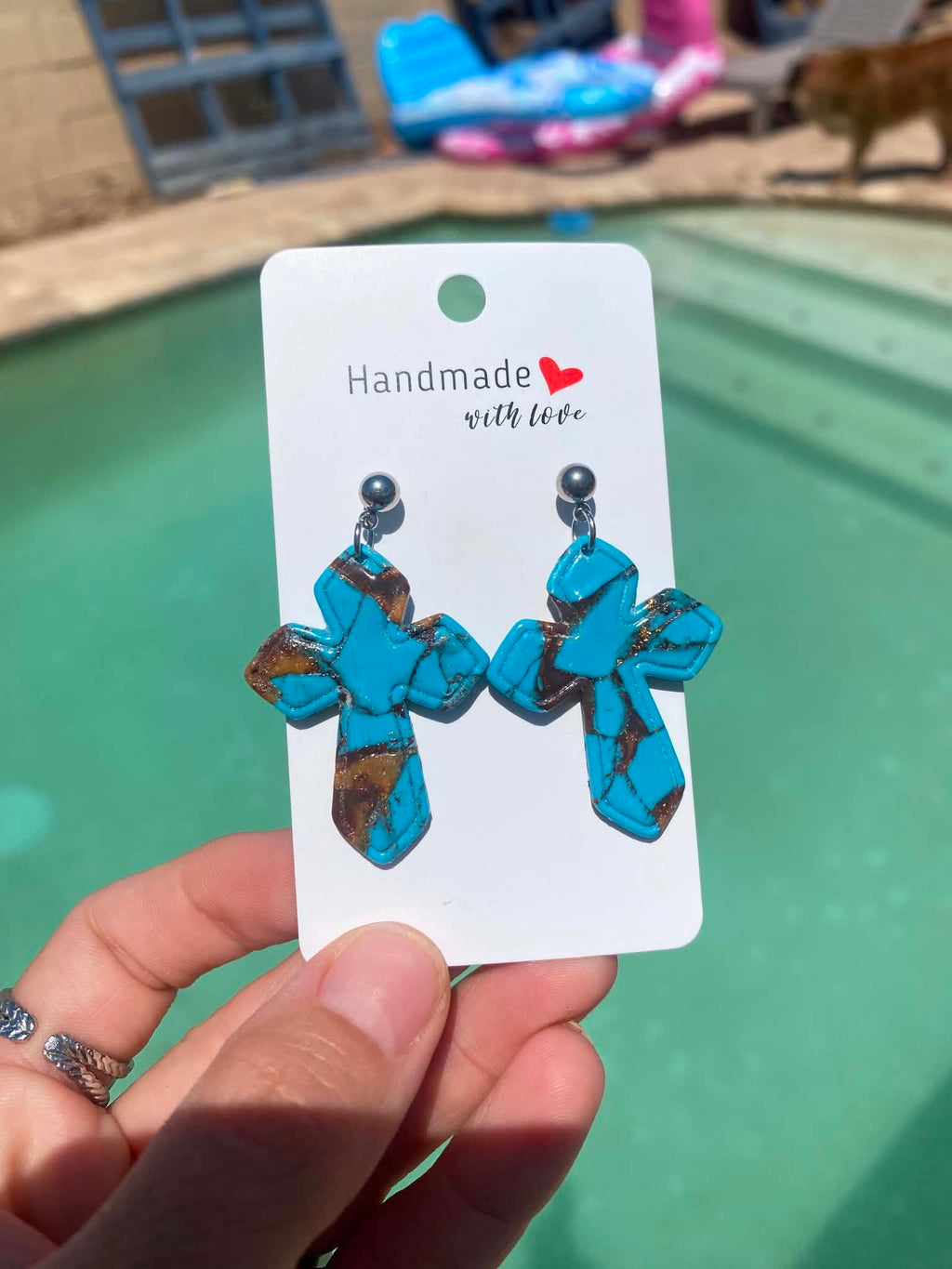 Faith in Turquoise Earrings