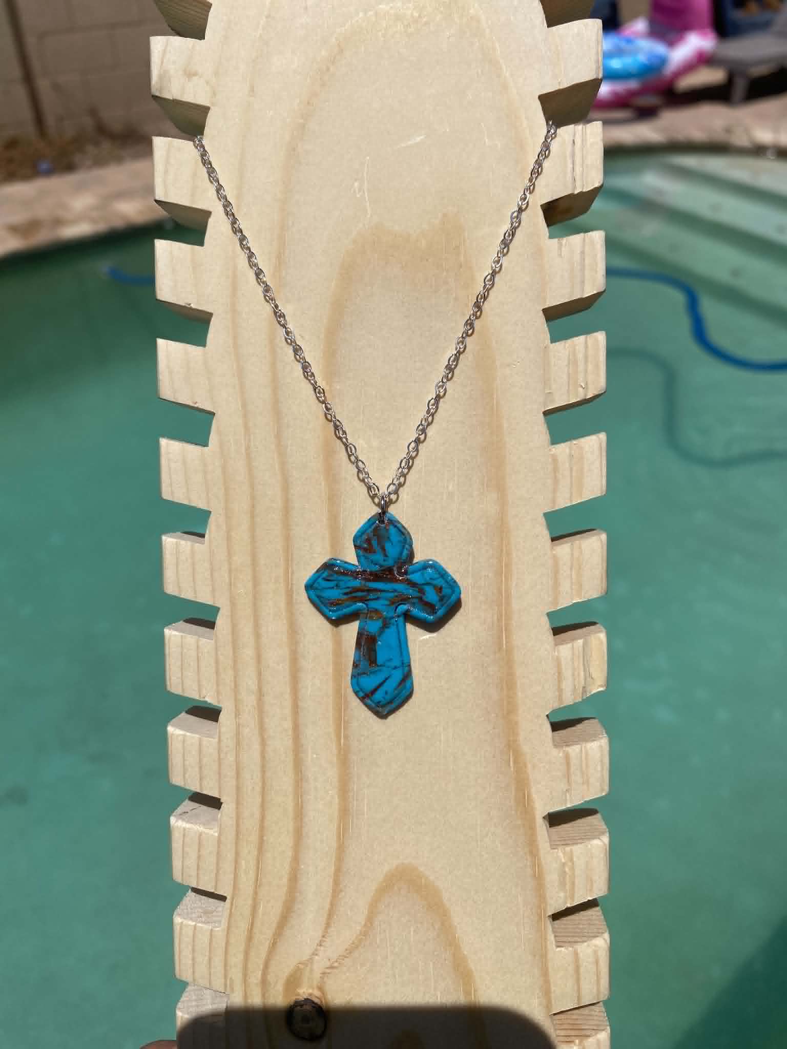 Faith in Turquoise Necklace