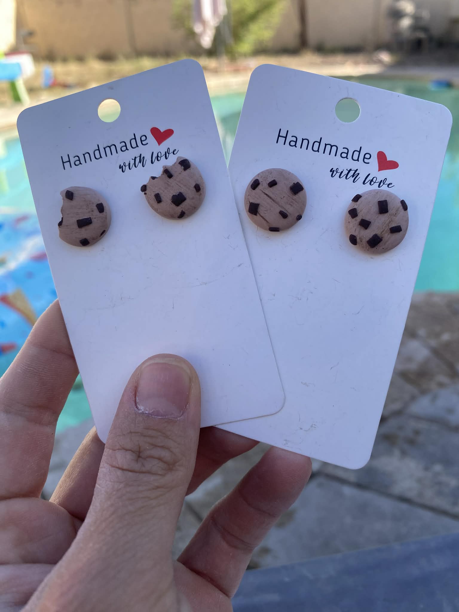 Chocolate Chip Cookie Studs