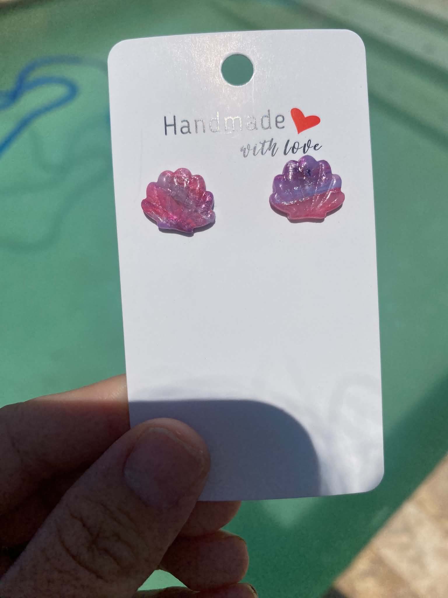 Seashell Studs