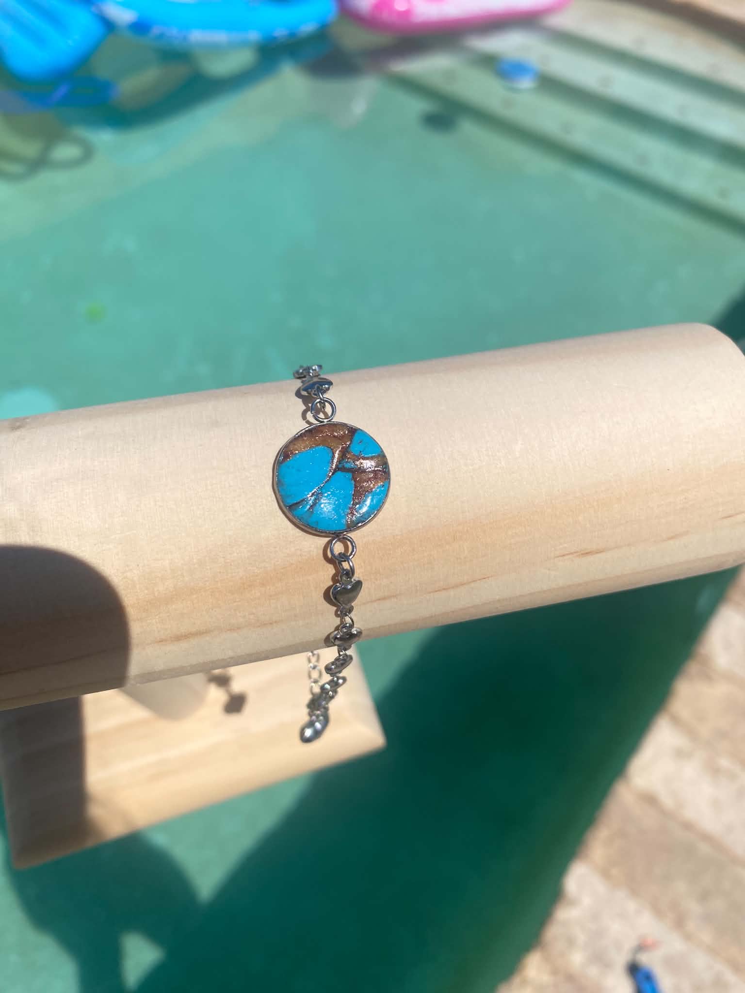 Faith in Turquoise Bracelet