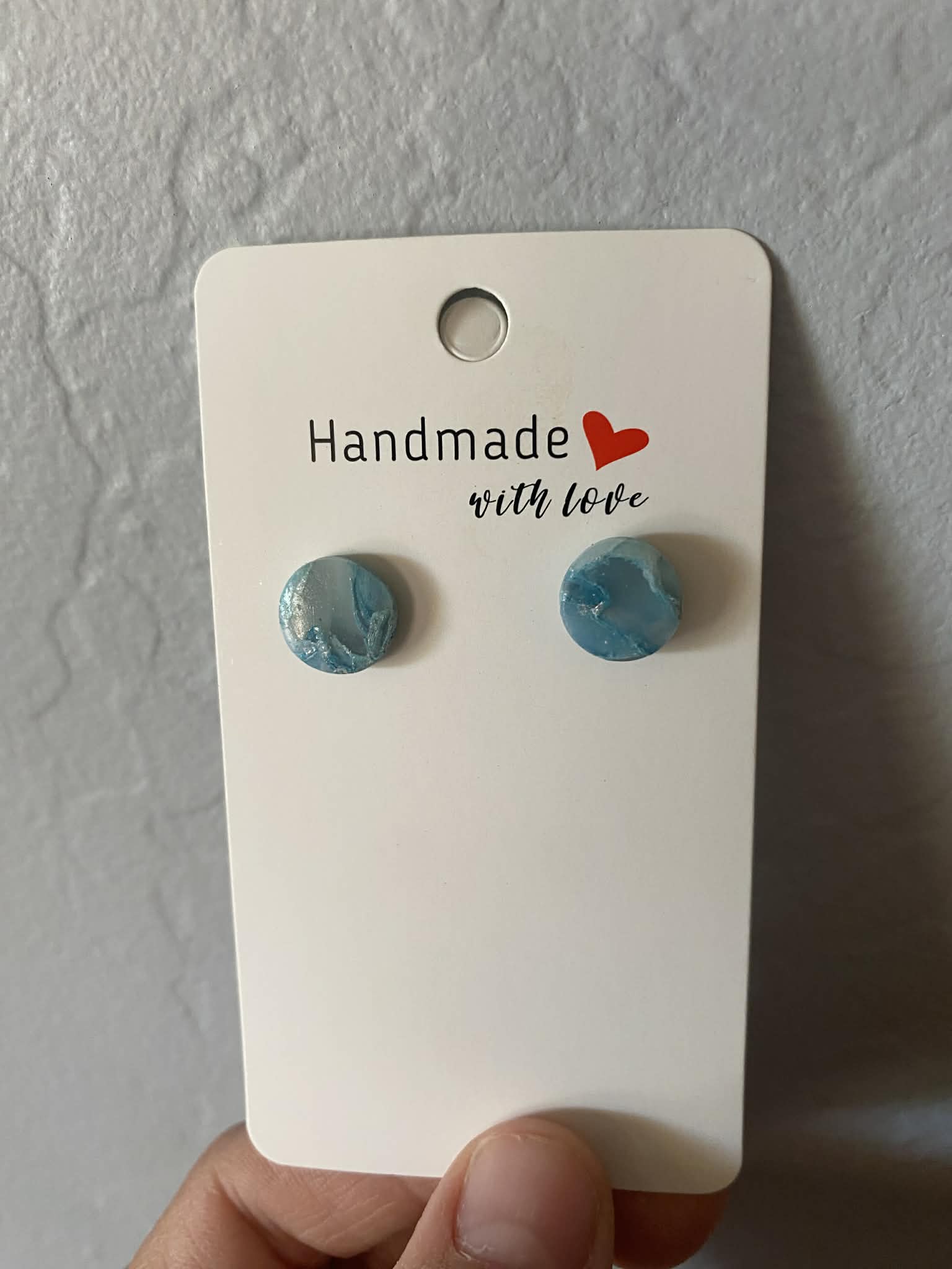 "Ocean Jasper" Studs