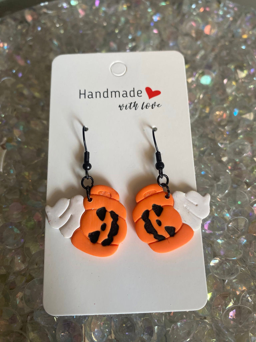 Jack-O-Lantern Mug Earrings