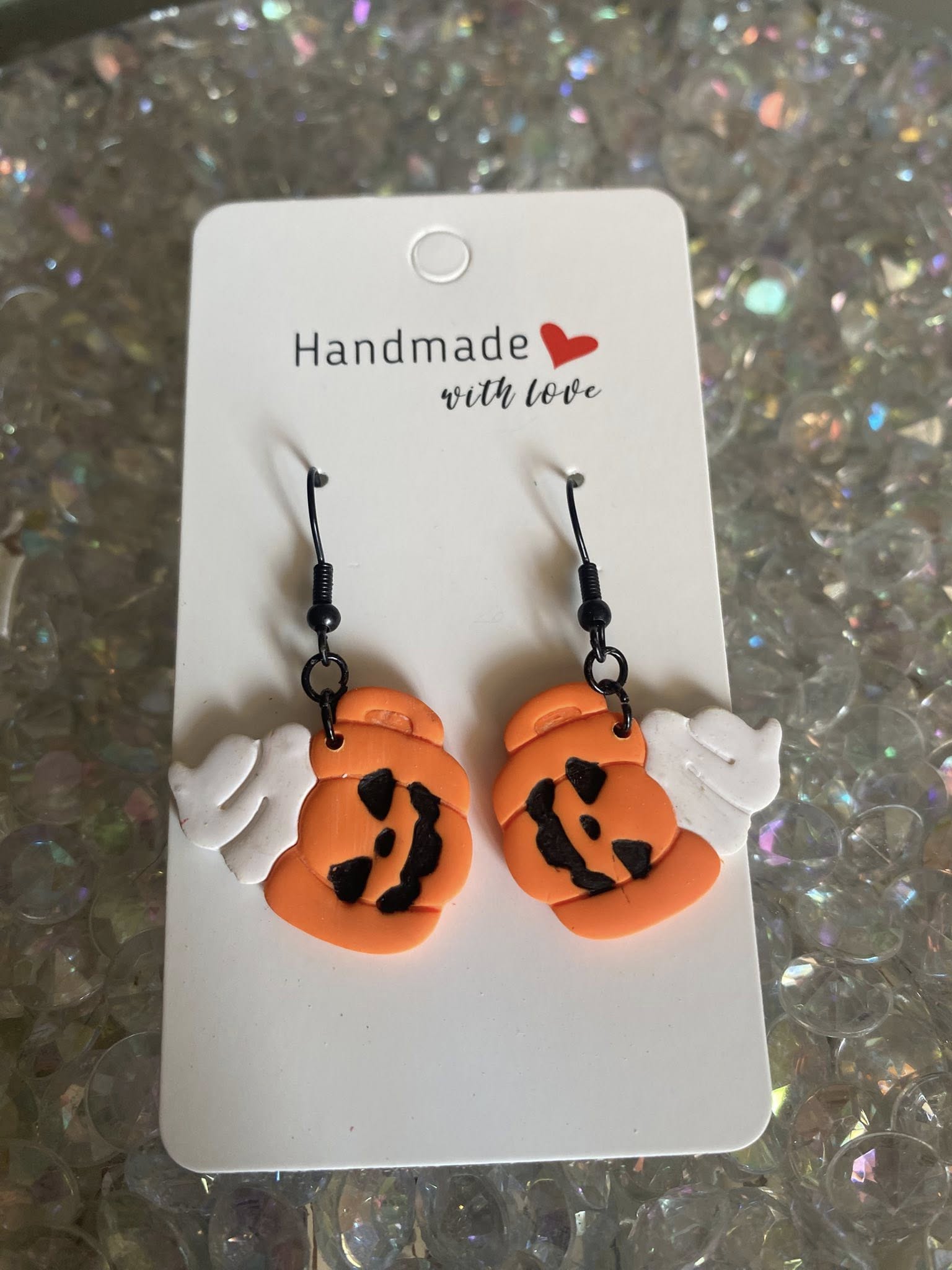 Jack-O-Lantern Mug Earrings