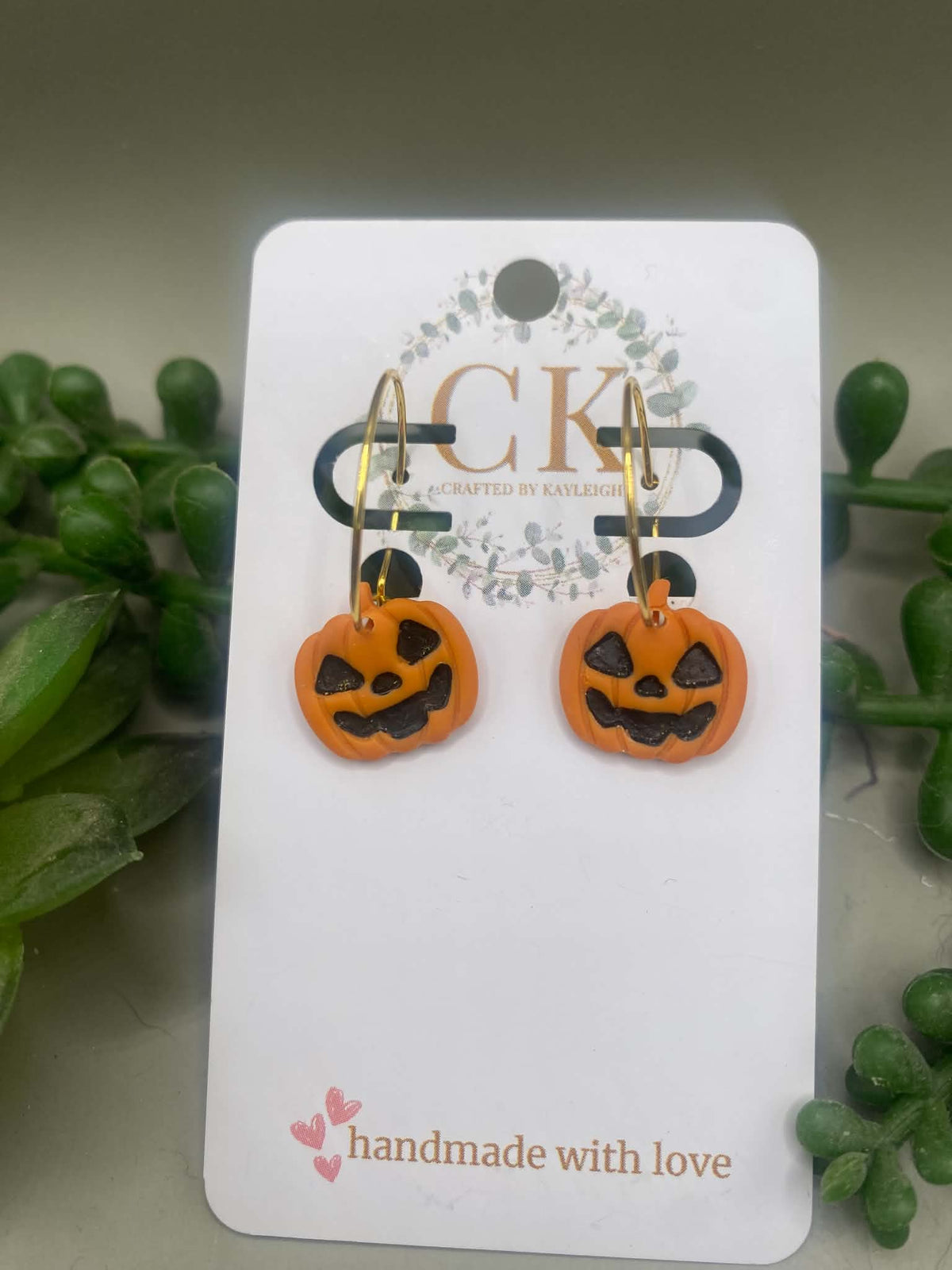 Jack O Lantern Hoops