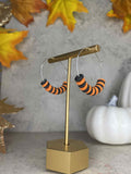Halloween Beaded Hoops