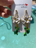 Gilded Blossom Drop - With Leaves