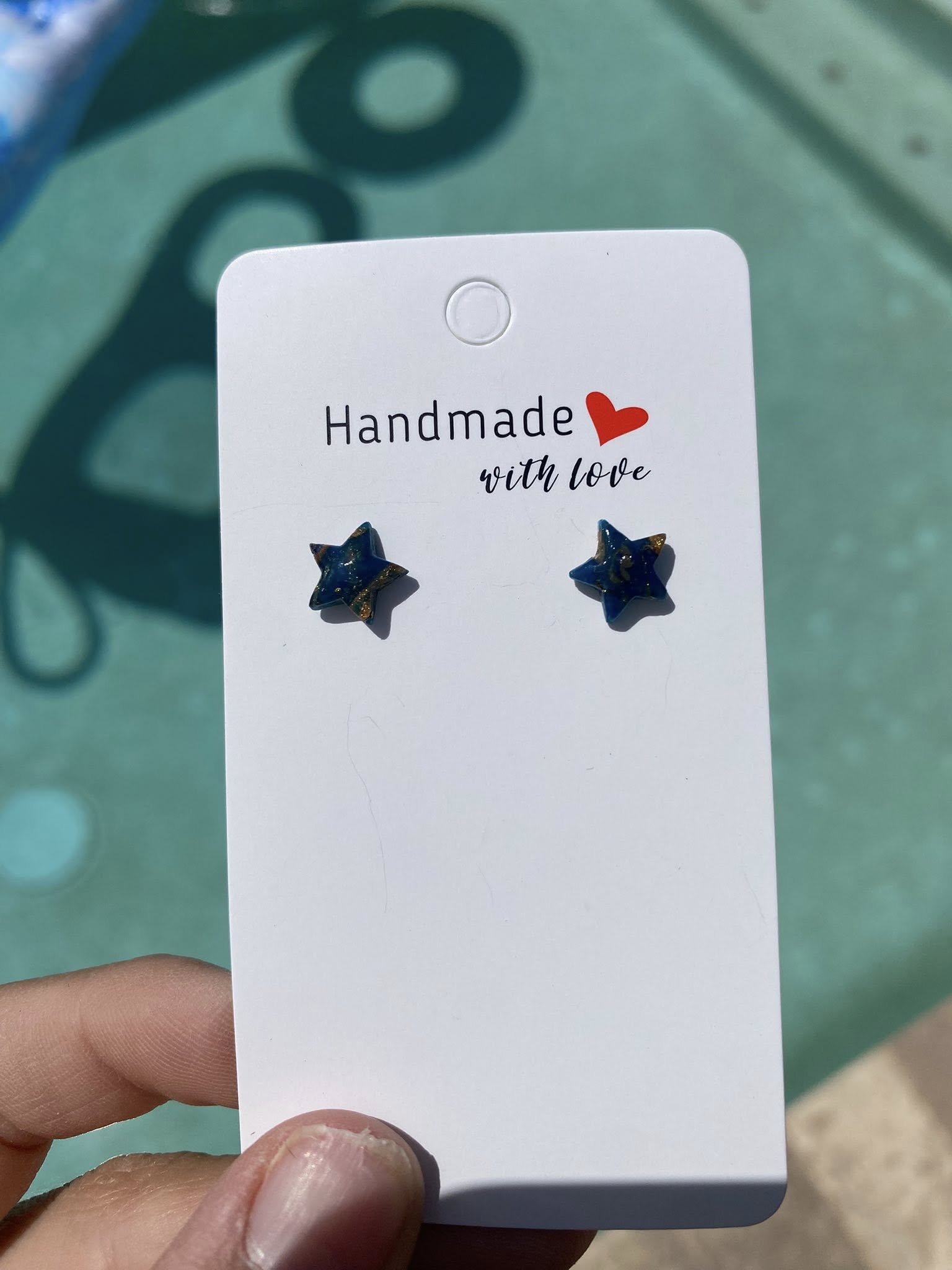 Ocean Vein Star Studs