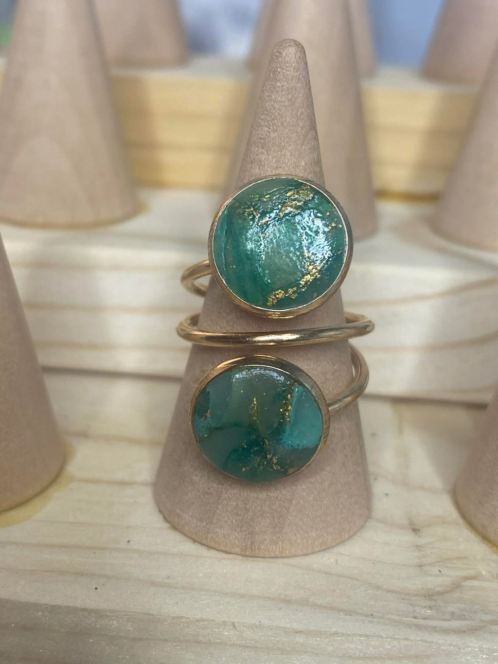 Double circle ring