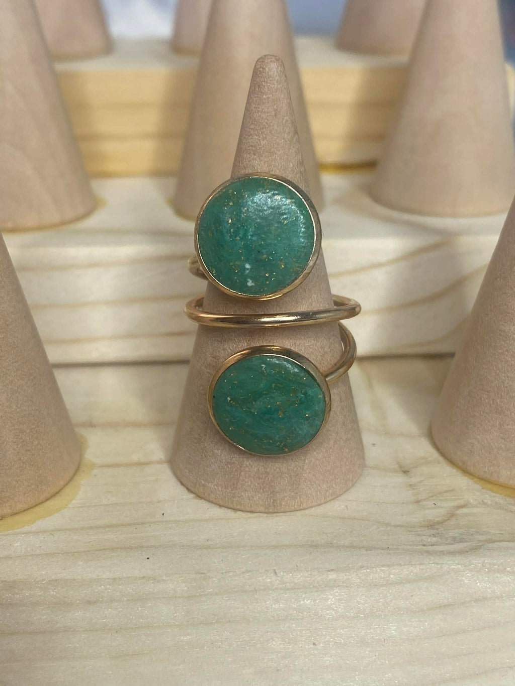 Double circle ring