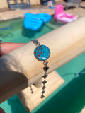 Love and Turquoise Bracelet