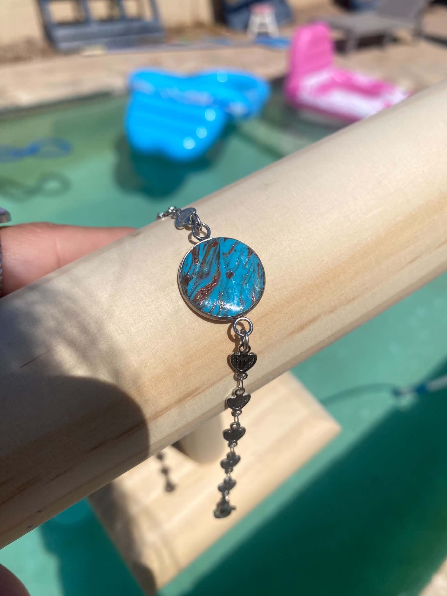 Love and Turquoise Bracelet