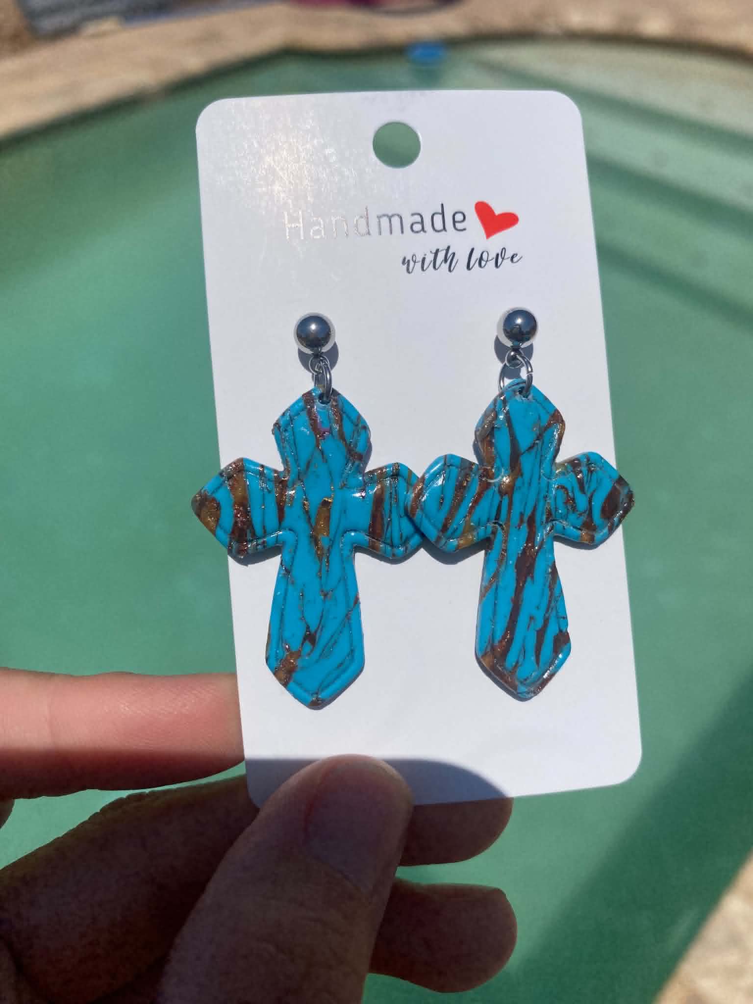Faith in Turquoise Earrings