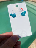 Whale Studs