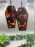 Ghost Coffin Earrings