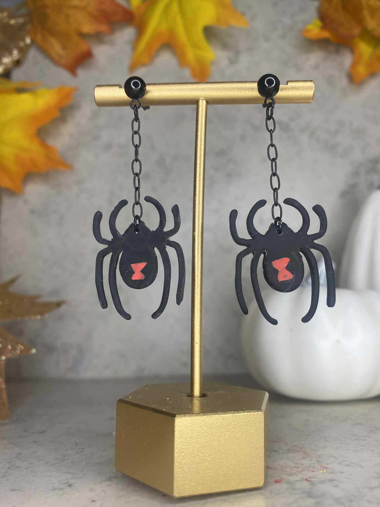Black Widow Earrings