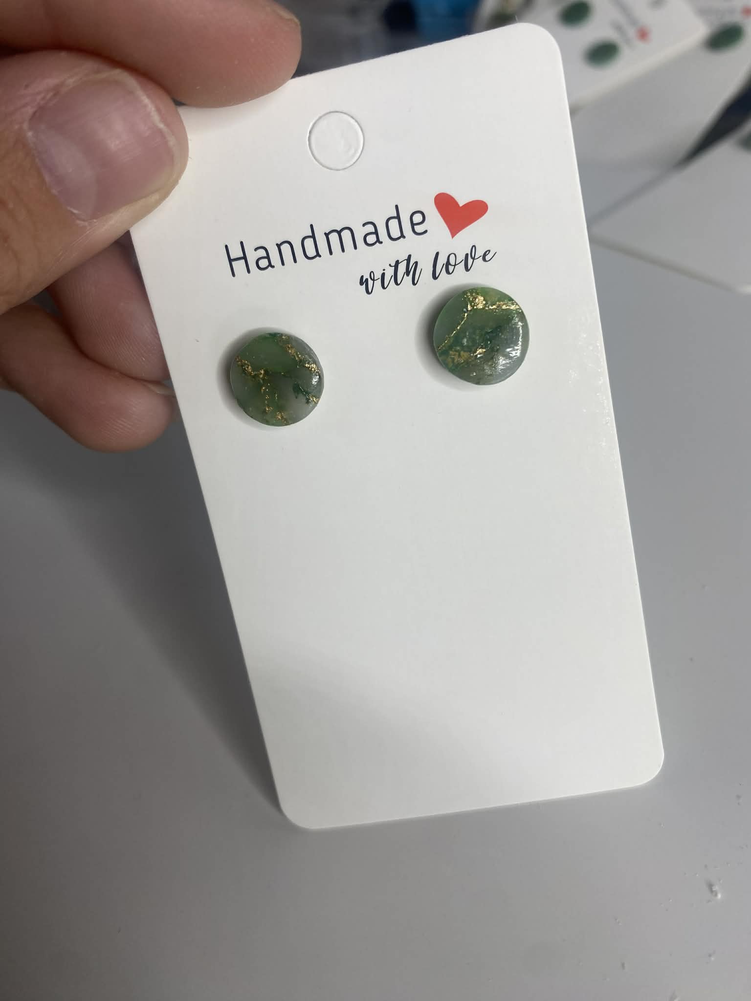 Emerald Studs