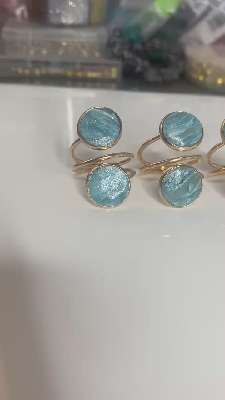 Double circle ring